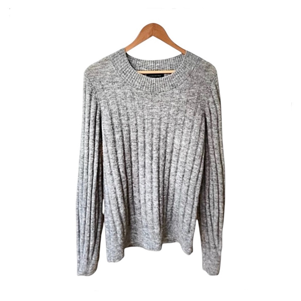 Banana Republic | Mock Neck Sweater | Grey Wool Blend | Women’s Size XS